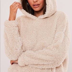 Missguided Teddy Fleece Hoodie